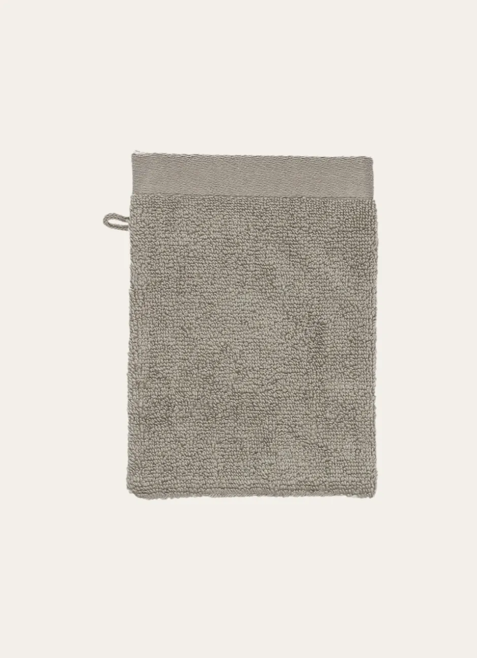 GANT DE TOILETTE UNI EN COTON MOELLEUX 550GR GREGE
