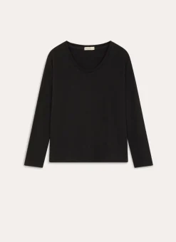 HAUT DE PYJAMA MANCHE LONGUE Noir