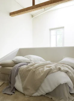 HOUSSE DE COUETTE EN LIN LAVÉ BLANC