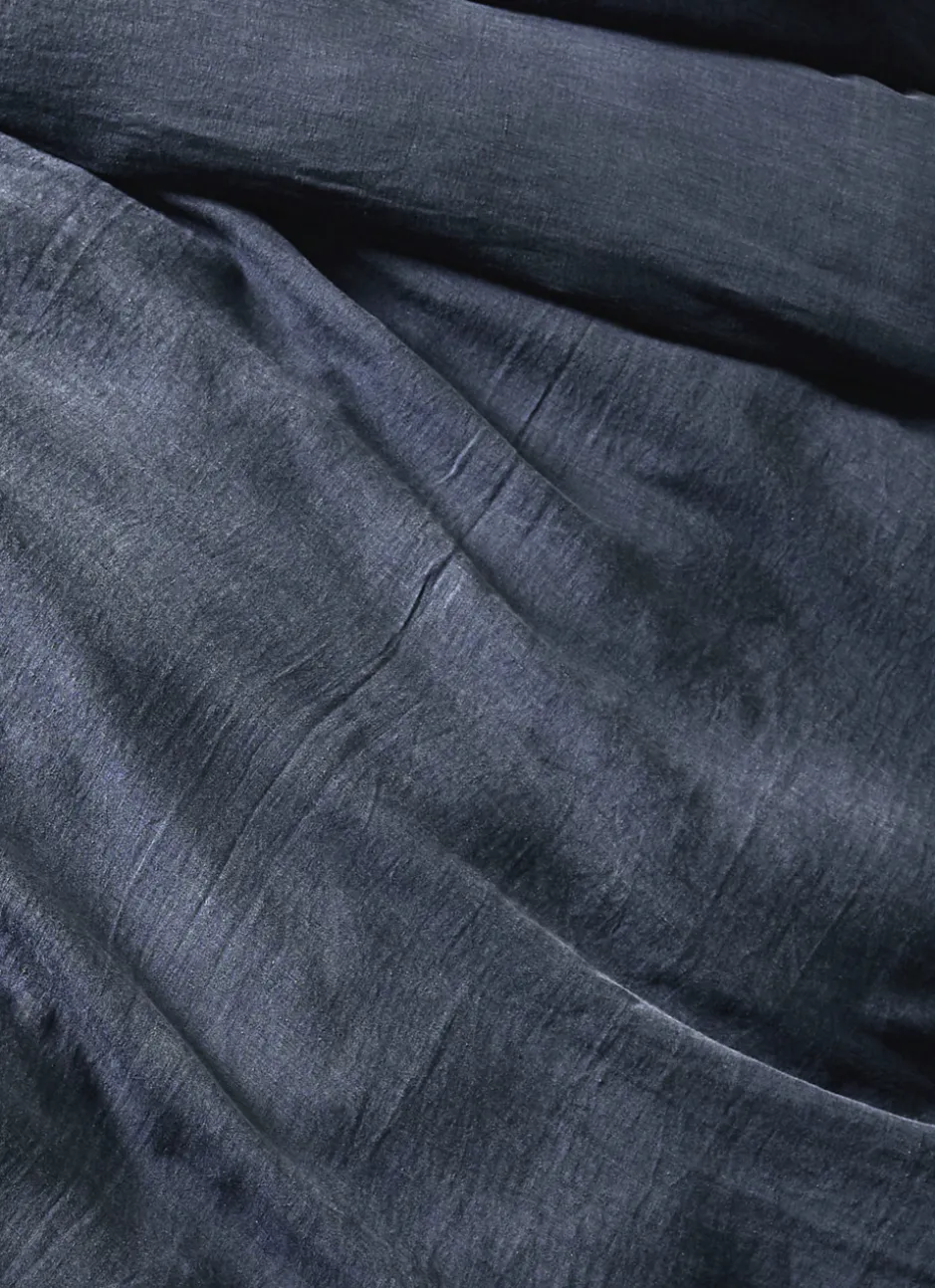 HOUSSE DE COUETTE EN LIN LAVÉ DENIM