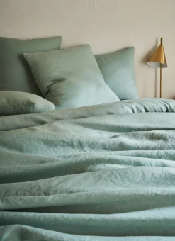 HOUSSE DE COUETTE EN LIN LAVÉ SAUGE