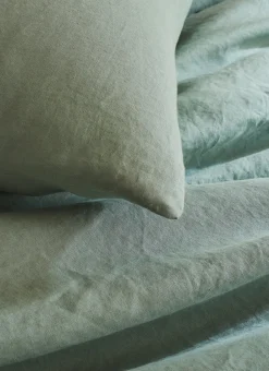 HOUSSE DE COUETTE EN LIN LAVÉ SAUGE