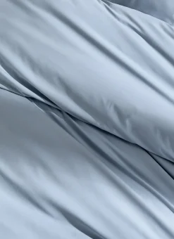 HOUSSE DE COUETTE UNIE EN PERCALE DE COTON ORAGE