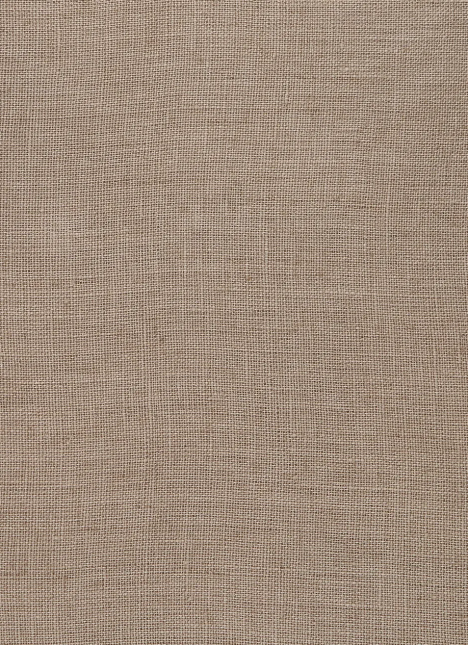 HOUSSE DE COUSSIN EN LIN LAVÉ BEIGE TAUPE