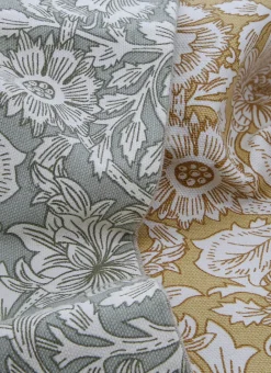 HOUSSE DE COUSSIN IMPRIMÉ FLORAL EN COTON MOUSSE