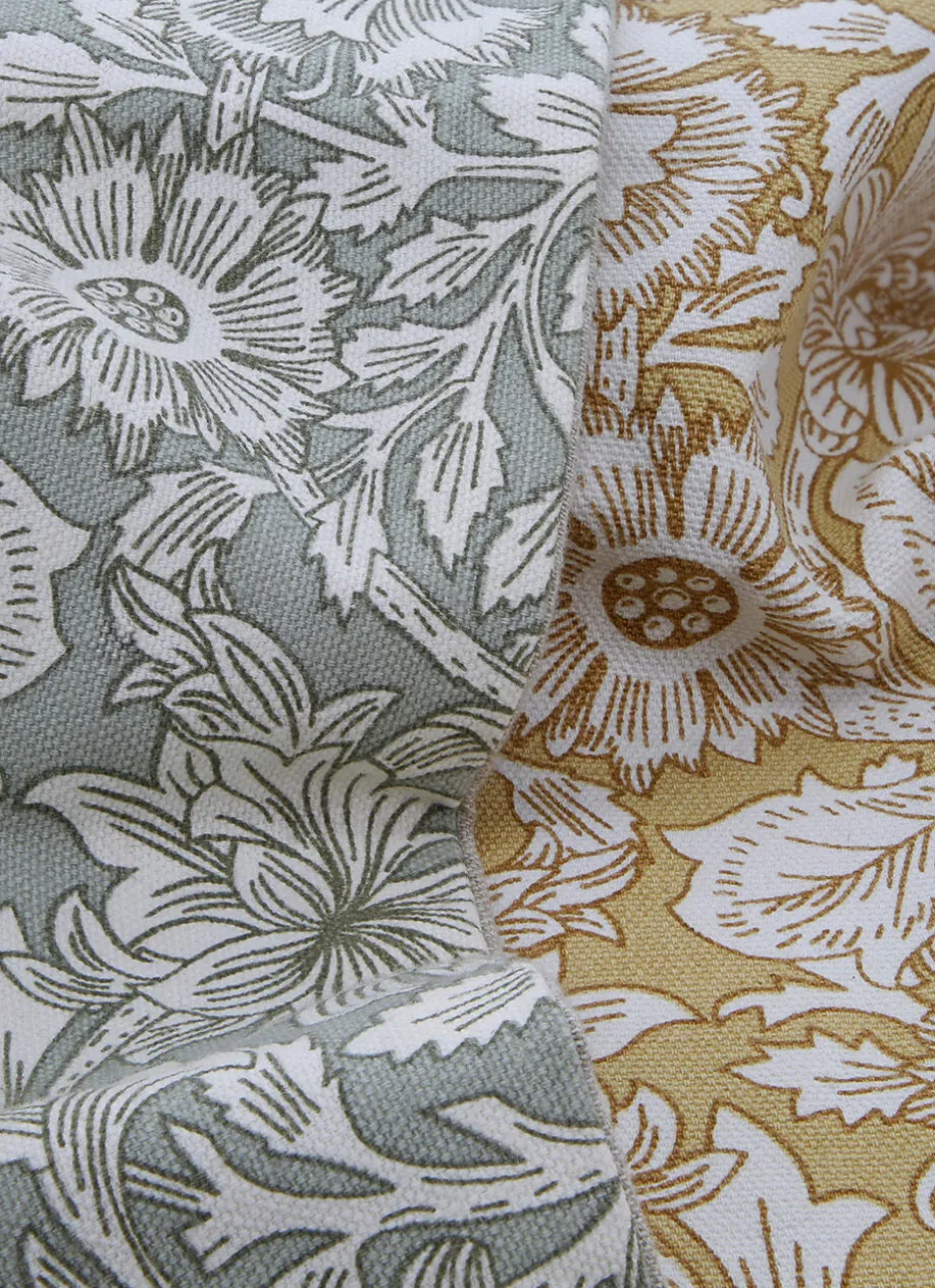 HOUSSE DE COUSSIN IMPRIMÉ FLORAL EN COTON MOUSSE