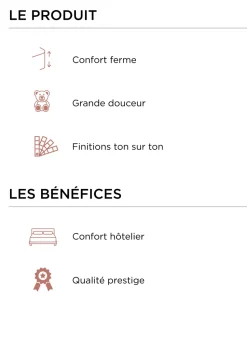 LOT DE 2 OREILLERS CARRÉS CONFORT HÔTELIER BLANC