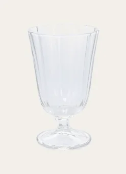 LOT DE 6 PETITS VERRES À EAU SUR PIED TRANSPARENT