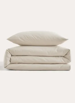 LOT DE 2 TAIES D'OREILLER EN FLANELLE COCON IVOIRE