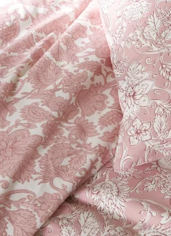 LOT DE 2 TAIES D'OREILLER EN TWILL DE COTON RACHEL ROSE