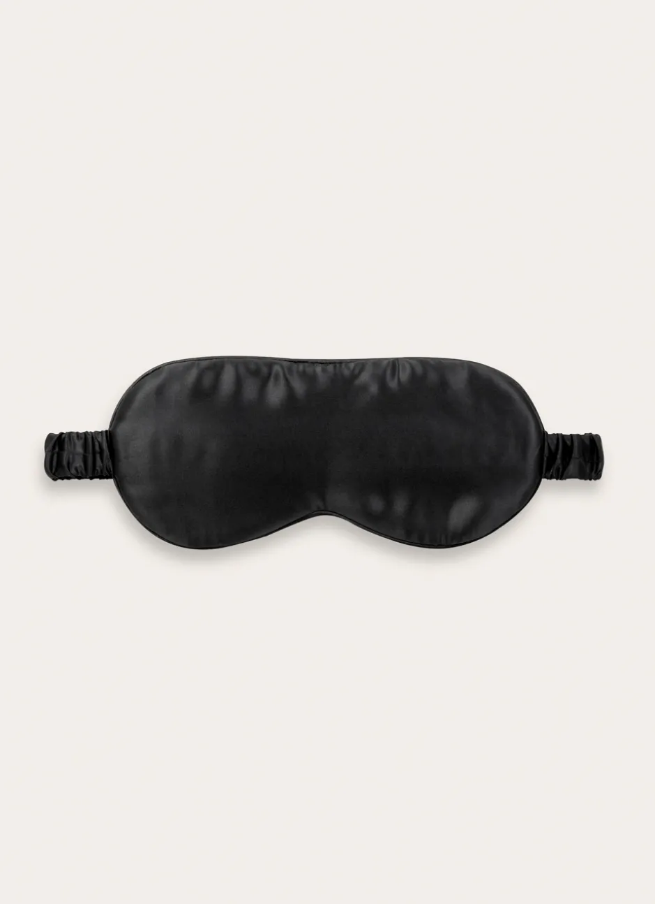 MASQUE DE NUIT PURE SOIE DE MÛRIER Noir