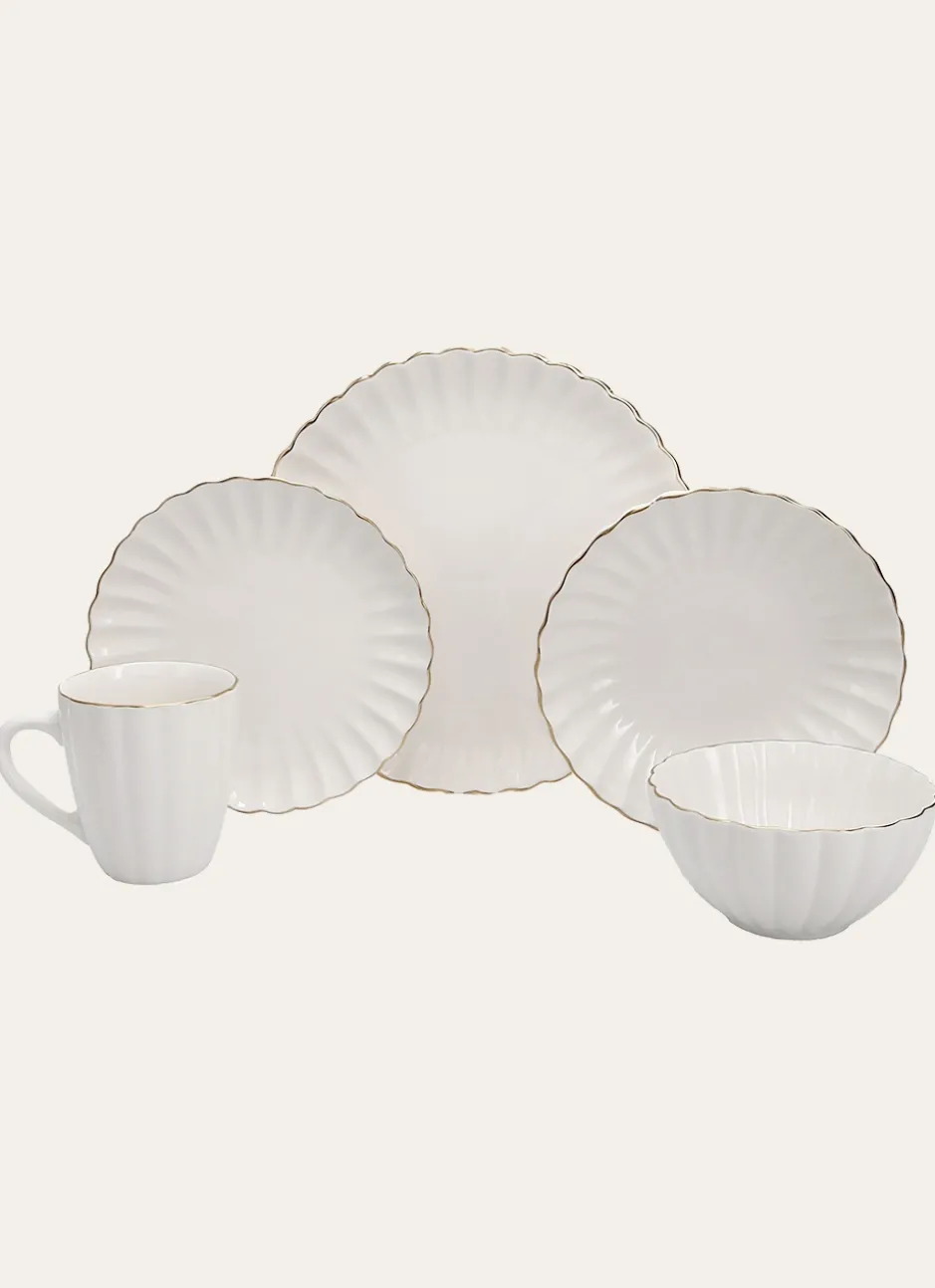 MUG CHARME BLANC / DORÉ