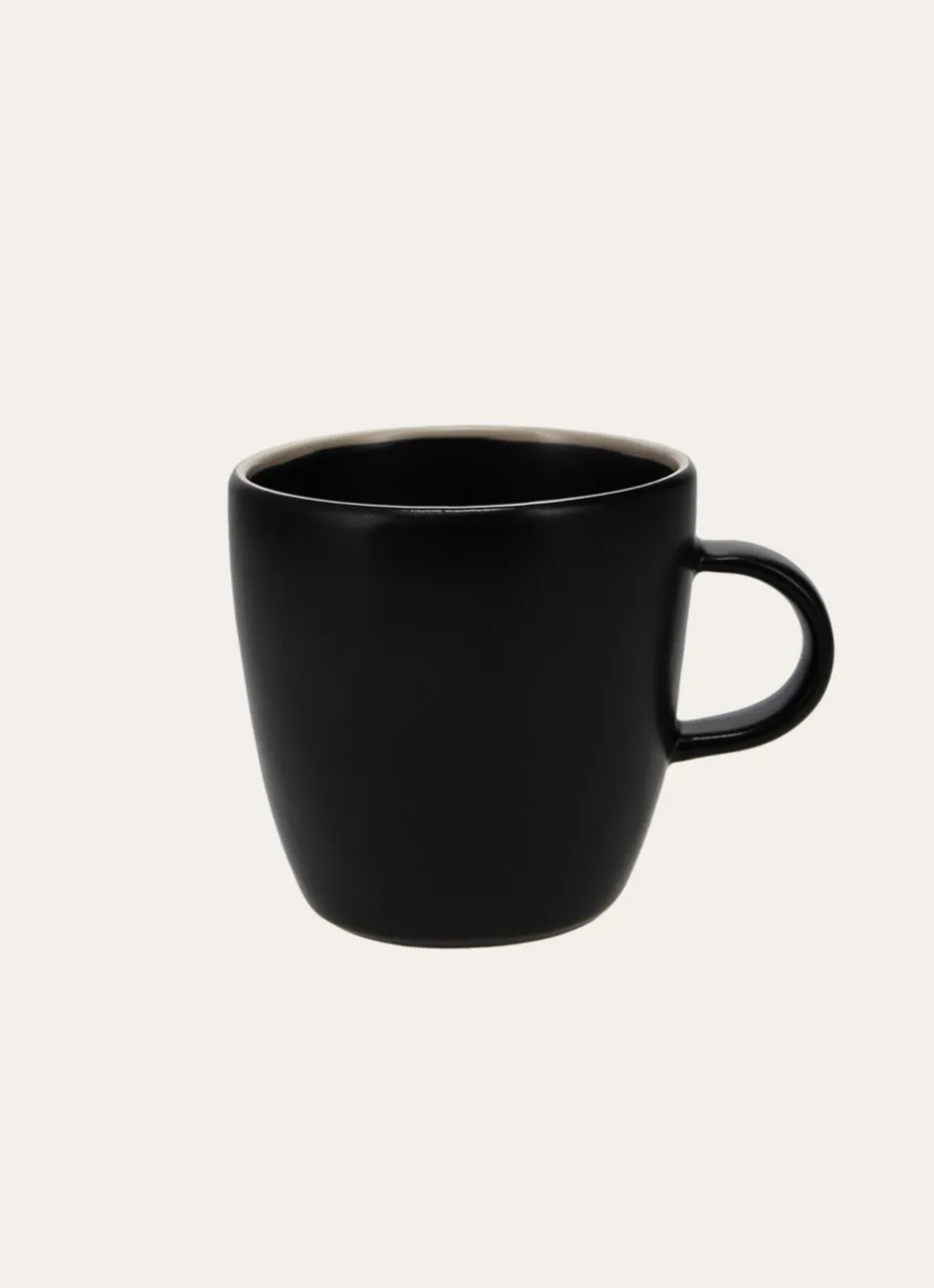 MUG EN GRÈS NOIR