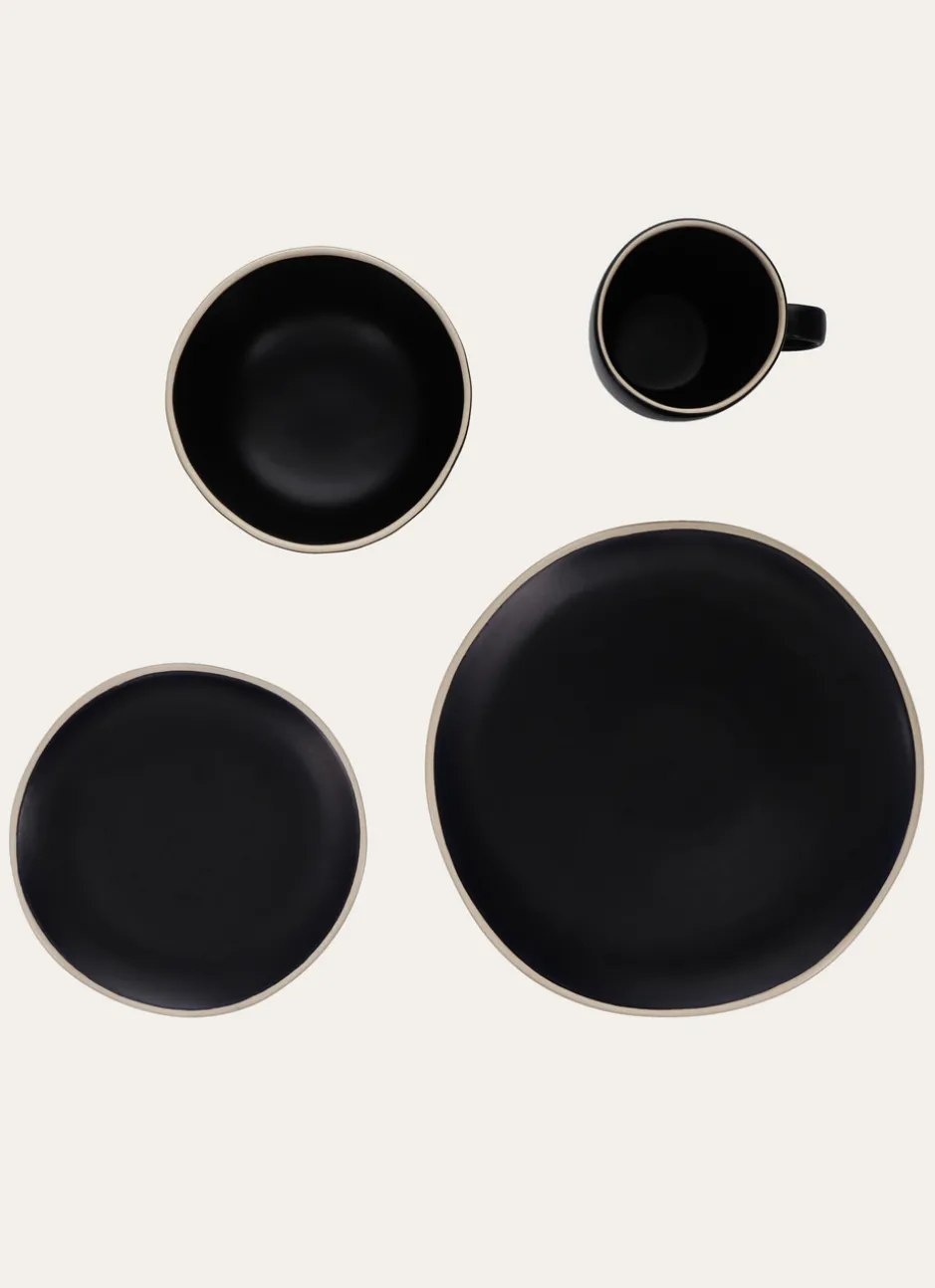MUG EN GRÈS NOIR