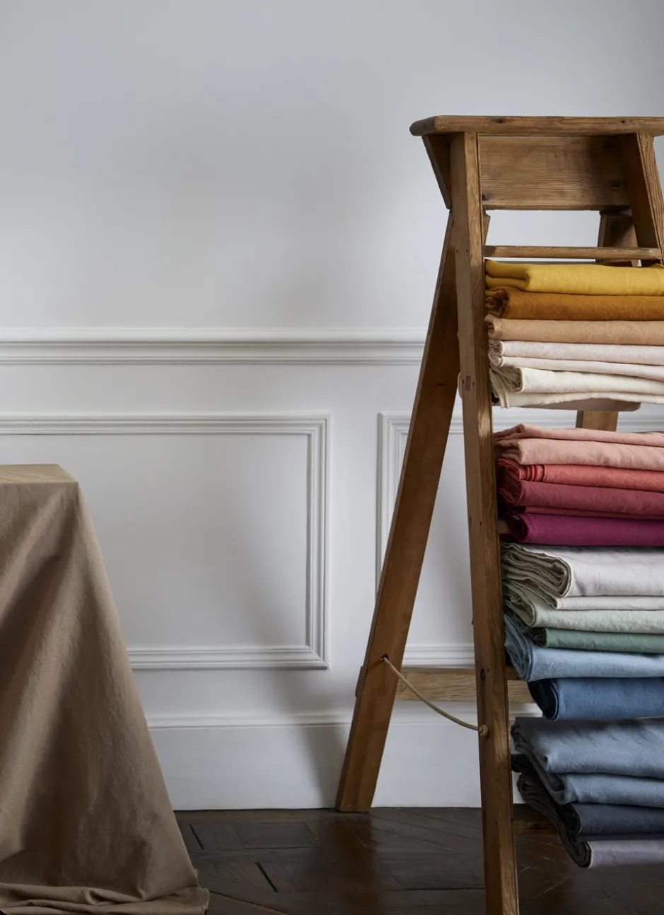 NAPPE COTON LIN FINITION BOURDON LAIT