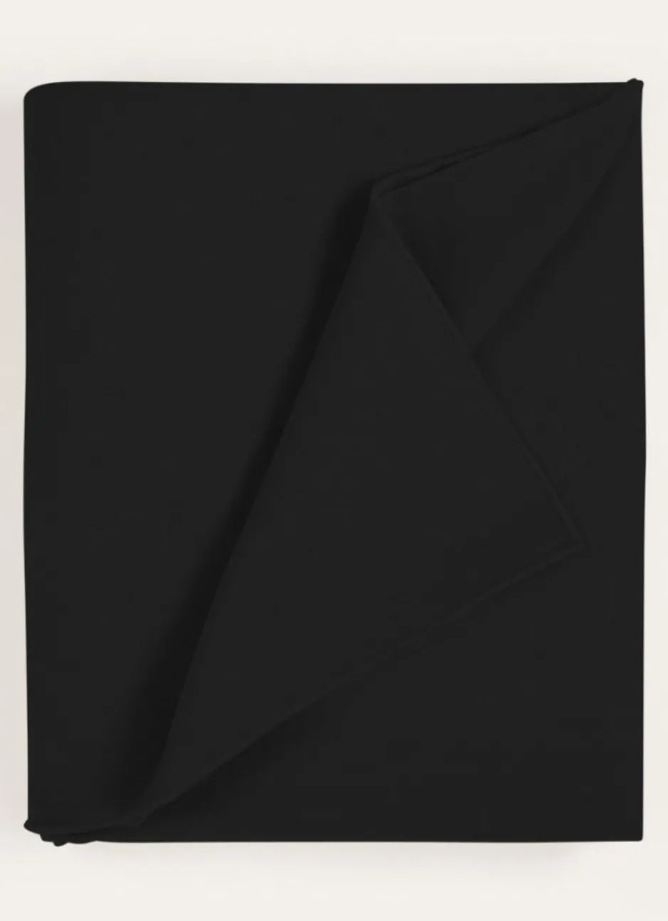 NAPPE COTON LIN FINITION BOURDON MOYEN FORMAT Noir