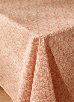 NAPPE EN COTON IMPRIMÉ AVEC ENDUCTION ACRYLIQUE rouge