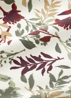 NAPPE ENDUITE EN COTON IMPRIMÉ FLEURS MULTICOLORE