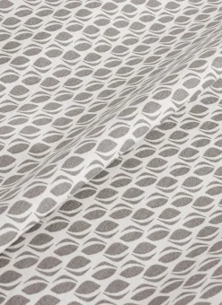 NAPPE ENDUITE IMPRIMÉ GRAINS DE CAFÉ BLANC/GRIS