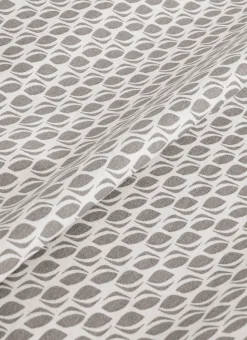 NAPPE ENDUITE IMPRIMÉ GRAINS DE CAFÉ BLANC/GRIS