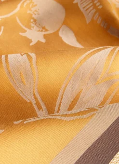 NAPPE EN JACQUARD DE COTON INTZ MULTICOLORE/JAUNE