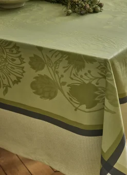 NAPPE EN JACQUARD DE COTON INTZ MULTICOLORE VERT