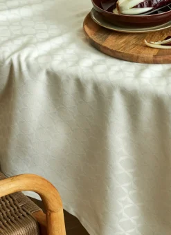 NAPPE WATERPROOF JACQUARD TON SUR TON ÉCRU