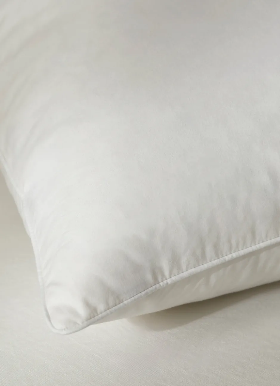 OREILLER DUNE MOELLEUX ET NATUREL ANTI-ACARIENS BLANC