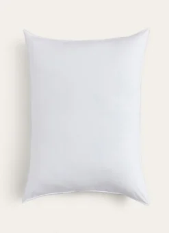 OREILLER EN PERCALE DE COTON PEIGNÉ BLANC