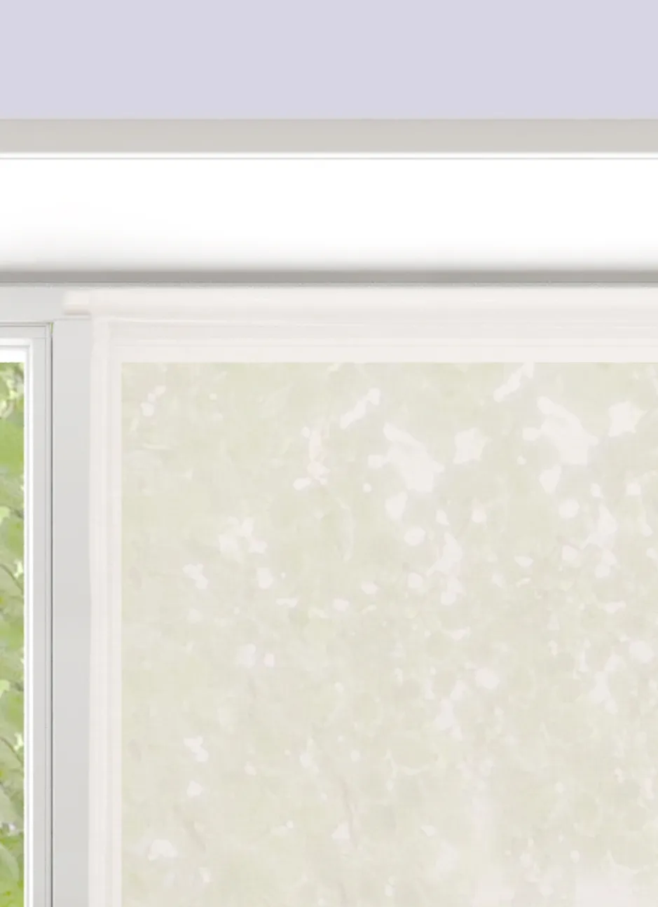 PAIRE DE VITRAGES UNIS 80 X 180CM BLANC