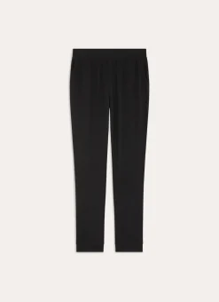 PANTALON DÉCONTRACTÉ EN MAILLE Noir