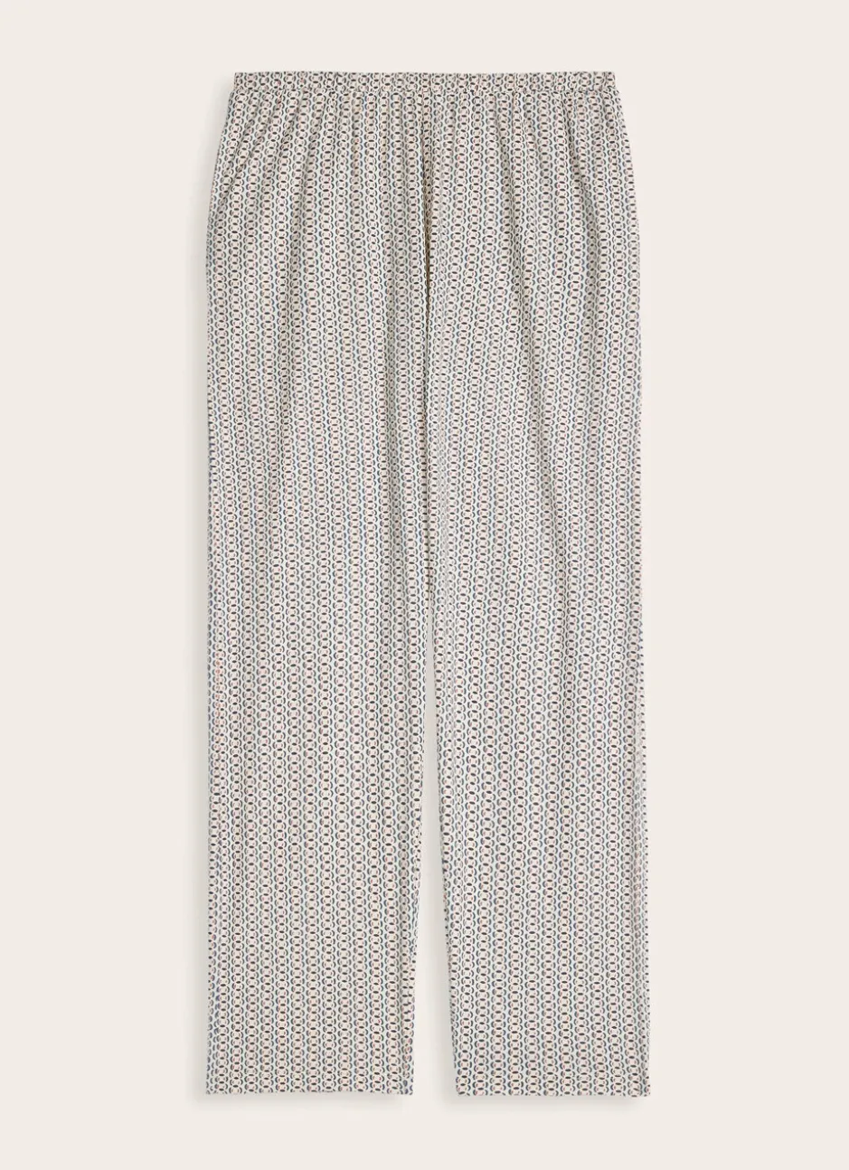 PANTALON ELLA ÉCRU / MULTICOLORE