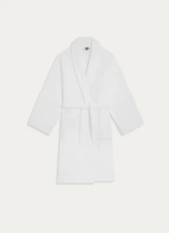 PEIGNOIR DE BAIN UNI EN ÉPONGE 450GR BLANC