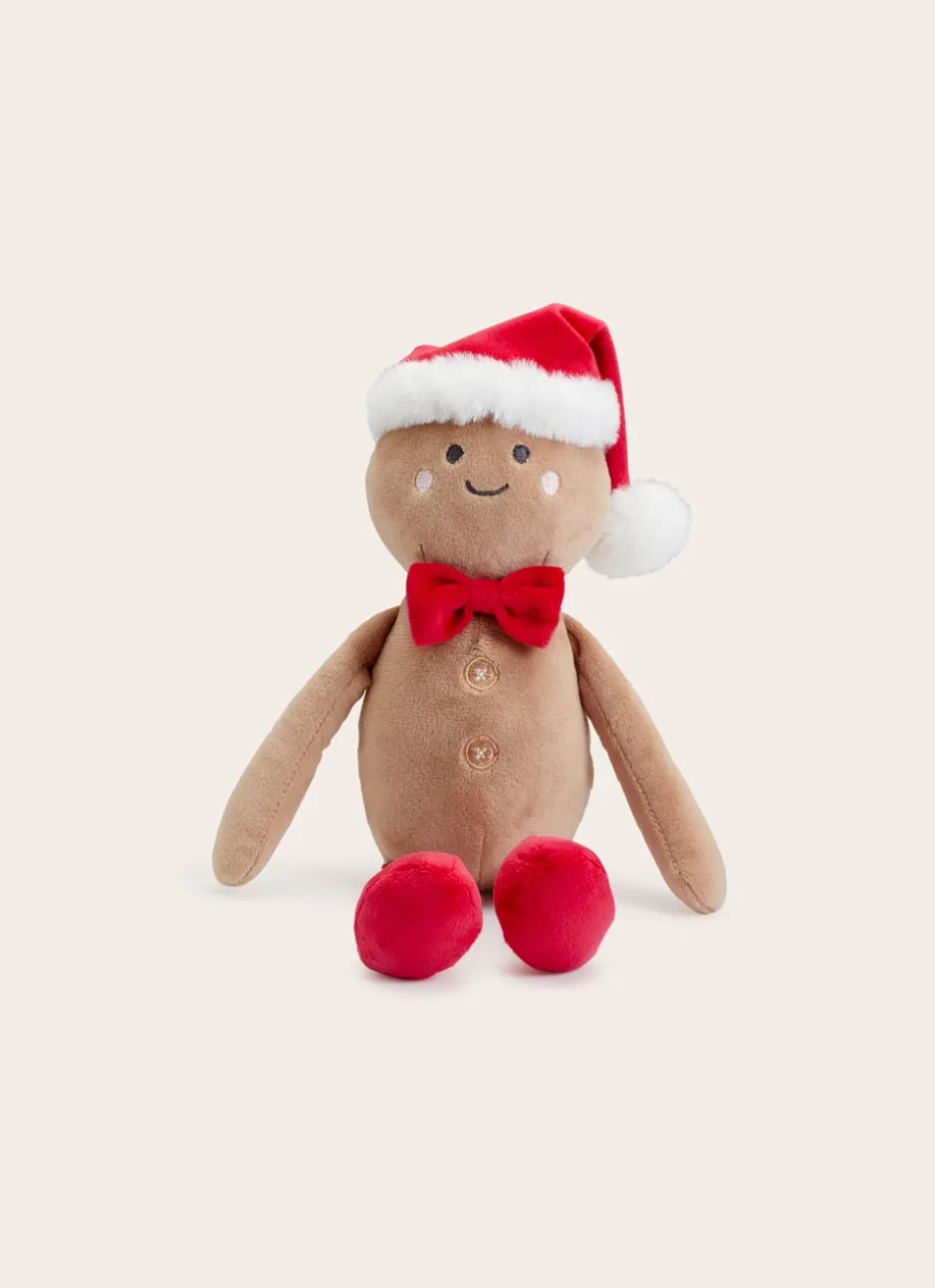 PELUCHE BONHOMME DE PAIN D'ÉPICE MARRON