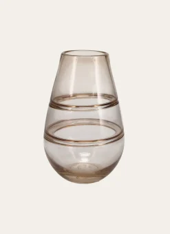 PETIT VASE EN VERRE RICOCHET AMBRE