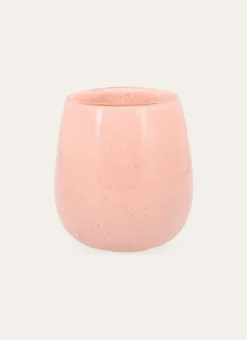 PETIT VASE EN VERRE SAUMON