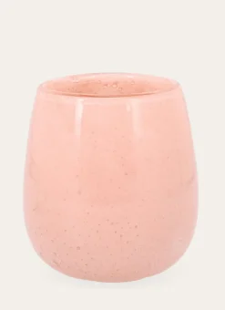 PETIT VASE EN VERRE SAUMON