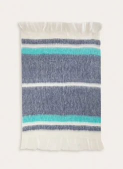 PLAID EFFET MOHAIR NUIT