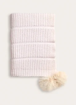 PLAID EN MAILLE FANTAISIE TRÈS DOUX NATUREL