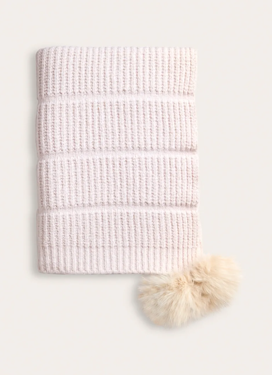 PLAID EN MAILLE FANTAISIE TRÈS DOUX NATUREL