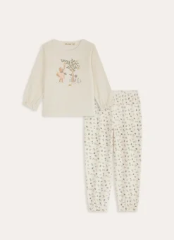 PYJAMA 2 PIÈCES EN VELOURS PAPILLON MULTICOLORE
