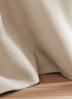 RIDEAU OBSCURCISSANT EN VELOURS CHENILLE ÉCRU