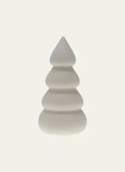 SAPIN LUMINEUX EN PORCELAINE BLANC
