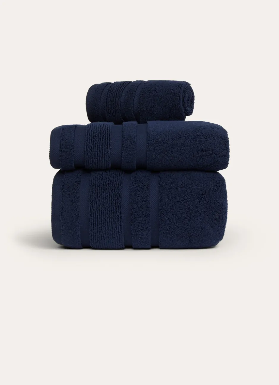 SERVIETTE DE TOILETTE MOELLEUSE LITEAU RAFFINÉ BLANC