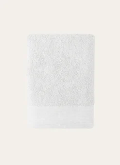 SERVIETTE DE TOILETTE UNIE EN COTON 500GR BLANC