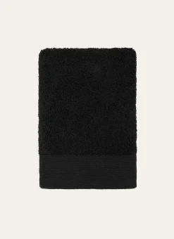 SERVIETTE DE TOILETTE UNIE EN COTON 500GR Noir