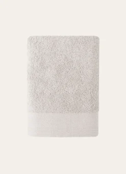 SERVIETTE DE TOILETTE UNIE EN COTON 500GR PERLE