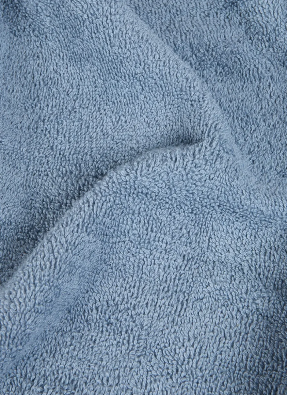 SERVIETTE INVITÉ EN COTON UNI BASIL BLEU