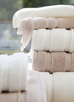 SERVIETTE INVITÉ MOELLEUSE LITEAU RAFFINÉ BEIGE