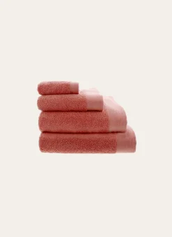 SERVIETTE INVITÉ UNIE EN COTON 500GR ROSE